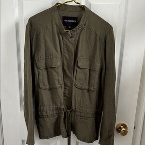 Who What Wear Khaki Button-Up Jacket